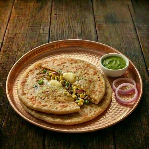 Egg Pyaaz Paratha